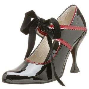 Fluevog Listen Up Bacall Patent Leather Pumps